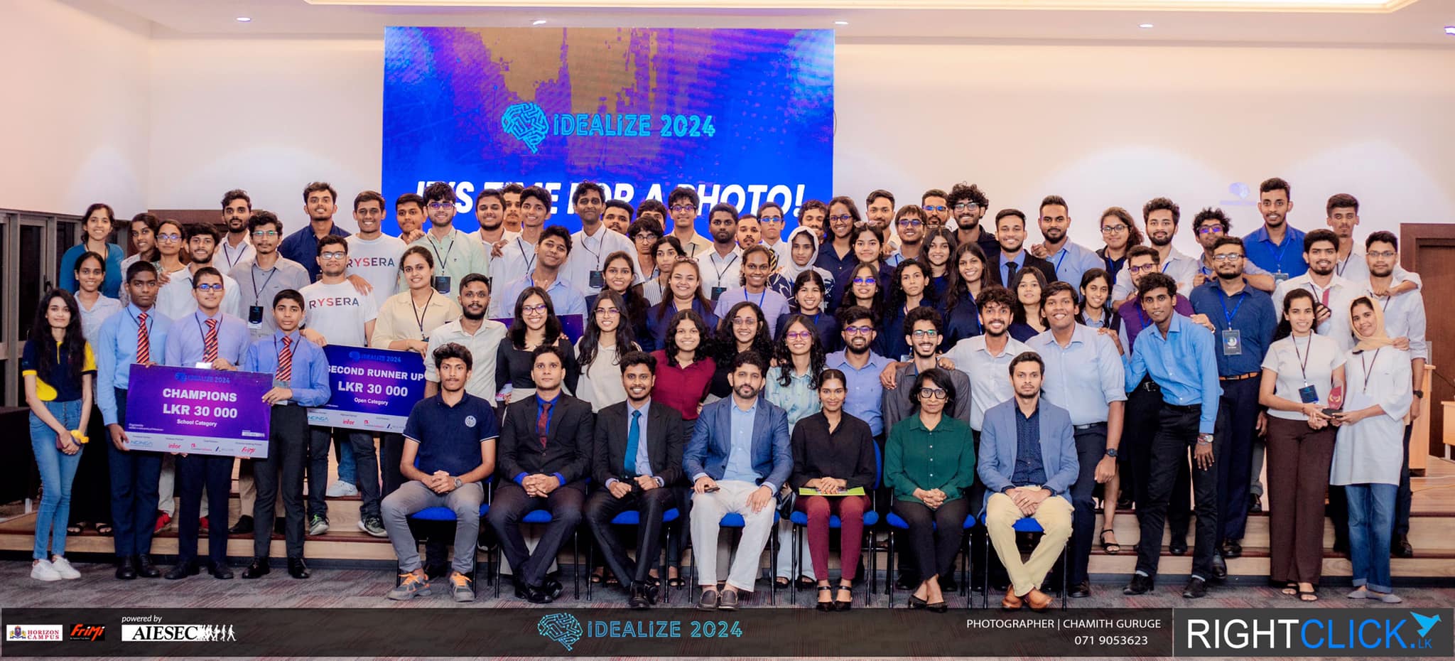 Participants working on their projects